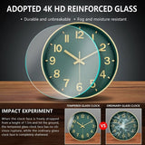 infos-horloge-murale-vert-dore-moderne