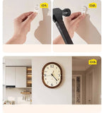 installation-horloge-murale-vintage-ovale-retro
