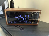 une photo de l'horloge numerique vintage d'un client