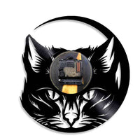 Horloge Vinyle Chat | Horloge Mania