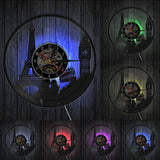 Horloge Vinyle Paris et Londres | Horloge Mania