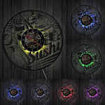 Horloge Vinyle Sushi | Horloge Mania