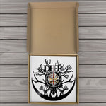 Horloge Vinyle Les Trois Cerf | Horloge Mania