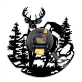 Horloge Vinyle Cerf de La Forêt | Horloge Mania