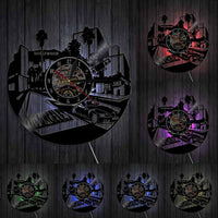 Horloge Vinyle Los Angeles | Horloge Mania