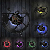 Horloge Vinyle Tirs Au But | Horloge Mania