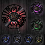 Horloge Vinyle Rock Métal | Horloge Mania