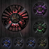 Horloge Vinyle Rock Métal | Horloge Mania