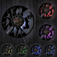 Horloge Vinyle Joueur de Basketball | Horloge Mania