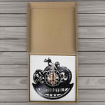 Horloge Vinyle </br> Moto Triumph