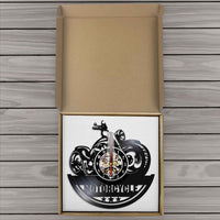 Horloge Vinyle </br> Moto Triumph