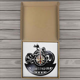 Horloge Vinyle </br> Moto Triumph