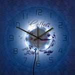 Horloge Murale </br> LED Coffee