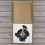 Horloge Vinyle Chat et Souris | Horloge Mania