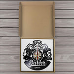 Horloge Vinyle Salon de Coiffure | Horloge Mania