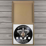 Horloge Vinyle Moteur de Moto | Horloge Mania