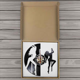 Horloge Vinyle Danseuse Sexy | Horloge Mania