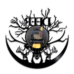 Horloge Vinyle Les Trois Cerf | Horloge Mania