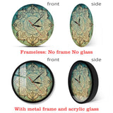horloge murale chiffre indien mandala