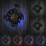 Horloge Vinyle Chat et Souris | Horloge Mania