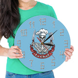 Horloge Cuisine Chef Squelette | Horloge Mania
