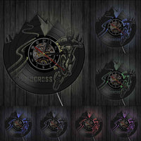 Horloge Vinyle Motocross | Horloge Mania