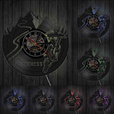 Horloge Vinyle Motocross | Horloge Mania