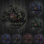 Horloge Vinyle Moto Custom | Horloge Mania