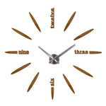 horloge_murale_design_lettre_brun