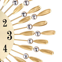horloge_murale_design_or_doré