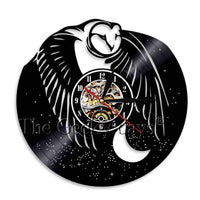Horloge Vinyle </br> Hibou