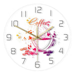 Horloge Murale </br> LED Coffee