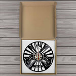 Horloge Vinyle Rock Métal | Horloge Mania