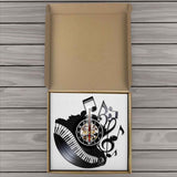 Horloge Vinyle Clavier De Piano | Horloge Mania