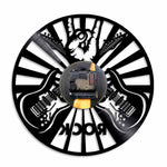Horloge Vinyle Rock Métal | Horloge Mania