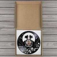 horloge vinyle chat de lune boite