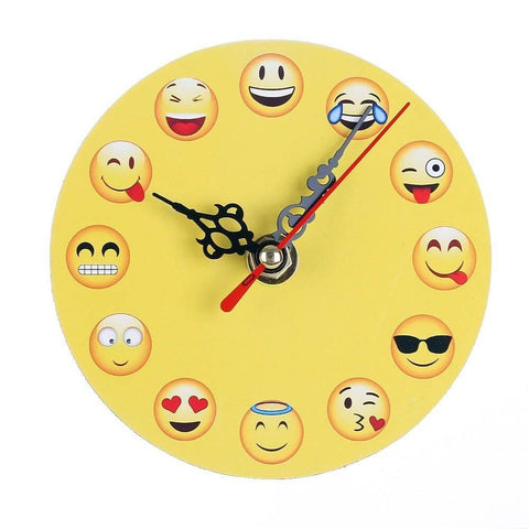 horloge murale enfant emoji parade