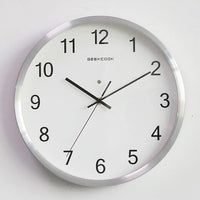 horloge murale lumineuse Cadran Gris avec LED Bleu intégrée