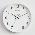 horloge murale lumineuse Cadran Blanc avec LED Bleu intégrée