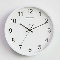 horloge murale lumineuse Cadran Blanc avec LED Bleu intégrée