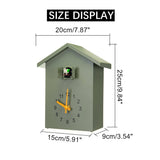 mesure de l'horloge coucou moderne en bois en cm