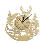 Horloge Bois Cerf | Horloge Mania