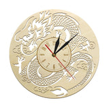 Horloge Bois Dragon Chinois | Horloge Mania