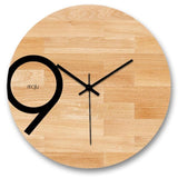 Horloge Bois Ronde Neuf | Horloge Mania