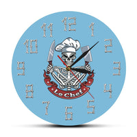 Horloge Cuisine Chef Squelette | Horloge Mania