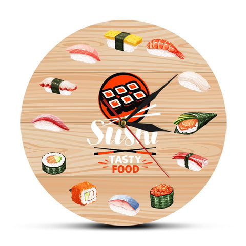 Horloge Cuisine Shushi | Horloge Mania