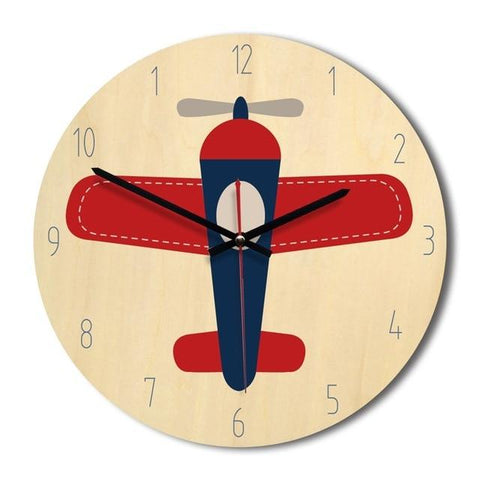 Horloge enfant Avion | Horloge Mania