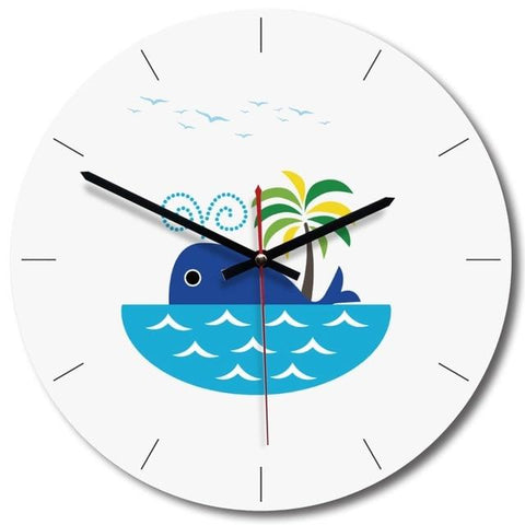 Horloge Enfant Baleine | Horloge Mania