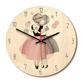 Horloge Enfant Deux Danseuses | Horloge Mania