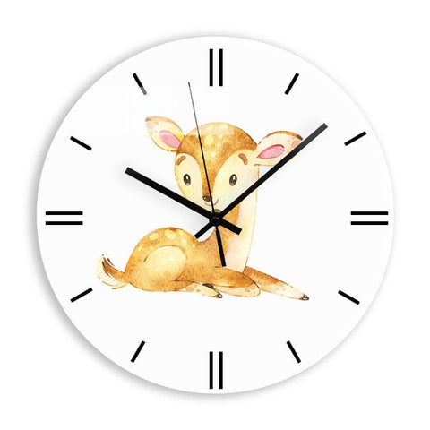 Horloge Enfant </br>Biche